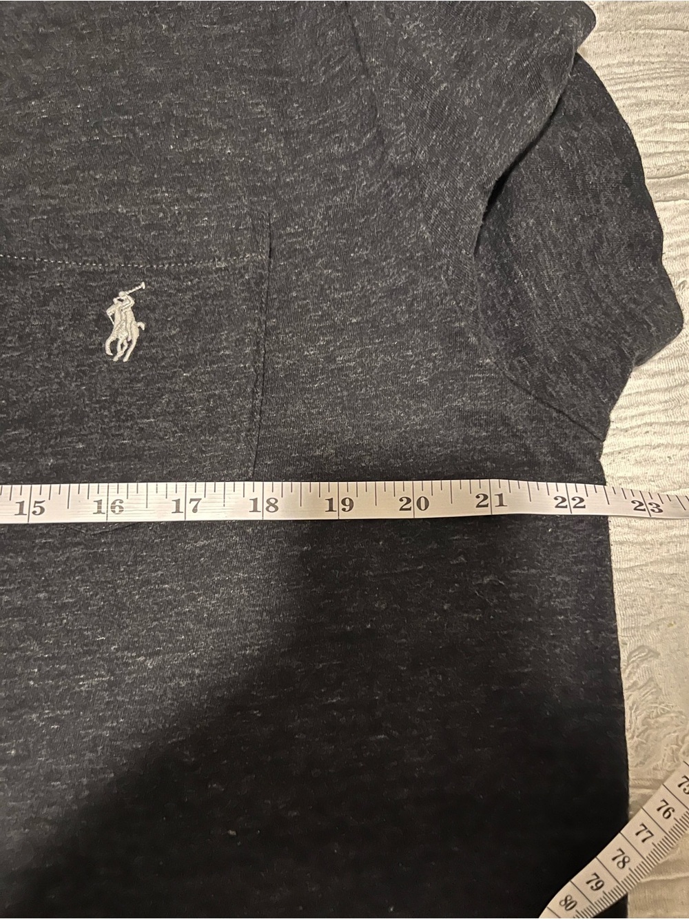 Polo by Ralph Lauren Black Short-Sleeve Pocket Crewneck Tee classic fit - Picture 4 of 4